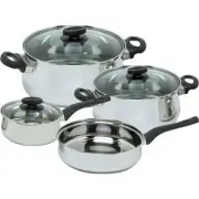 Magefesa Deliss 7 Pcs. Stainless Steel Cookware Set