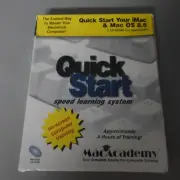 Vintage MacAcademy Quick Start Mac OS 8.5 Training CD ROM NEW