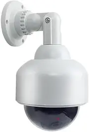 Monitoring Camera Dummy With Flashing LED - 360 Degree Rotatable Dome Alarm System Dummy Cam