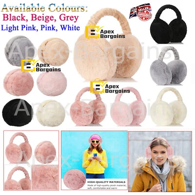 Winter Women Kids Soft Cute Earmuffs Ladies Girls Earflap Warmers Ear Muffs XMAS