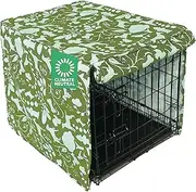 Molly Mutt Amarillo by Morning 42-inch Dog Crate Cover, Extra Large Kennel Cover Measures 42" X 28" X 31", Two Panel Doors Roll Up, Made from 100% Cotton Durable, Breathable & Pre-Shrunk