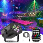 RGB+UV Laser Light Show 1024 Patterns For Party Lights KTV Club DJ Disco Light
