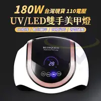 在飛比找momo購物網優惠-【禾統】UV/LED燈 180W雙手美甲燈(雙光源 60顆燈