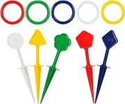 Outdoor Rings Throwing Game, Kids Education Colorful Rings Throwing Game, Halloween Thanksgiving Sport Activity Parent-Child Toy for Garden, Backyard