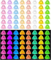 HFAYDZSW 48pcs Glow in Dark Luminous Miniature Garden Accessories, Mini Resin Octopus Luminous Micro Landscape Octopus Miniature Octopus Figures, 19E-LuminousOctopus48Pcs