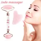 Jade Face Massagers Roller Gua Sha Board Facial Beauty Tool Anti Ageing fajgc