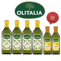 在飛比找momo購物網優惠-【Olitalia 奧利塔】純橄欖油1000mlx4瓶禮盒組