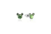 Couture Kingdom Disney Mickey Mouse Birthstone SS 12mm Stud Earrings August