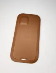 Original Apple Leather sleeve with Magsafe for iPhone 12 Pro / 12 Saddle Brown