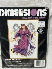 Dimensions Angel Of Light Counted Cross Stitch Kit 6669