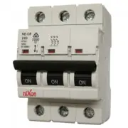 63AMP - 3 Pole 10ka MCB - Circuit Breaker - D Curve Free Shipping