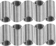 Thread Repair Kit 10pcs Stainless Steel Threaded Inserts M8 Coiled Wire Helical Screw Wire Sleeve