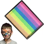 Face Paint for Kids,Rainbow Body Palette | Watercolor Makeup 6 Colors Painting Supplies for Carnival Wedding Halloween Christmas Concert Cosplay Festival Birthday Adults