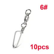 High Rolling Swivel Coastlock Snap Fishing Swivels Connector Ball Bearing