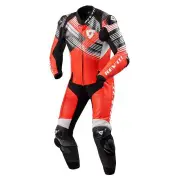Apex One Piece Suit Neon Red White