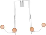 Cabilock 2pcs Door Hook Over Door Coat Rack Door Hanging Hook Cubicle Hooks Door Hanger for Hanging Coat Office Cubicle Hangers Overdoor Hanger Hook Sundries Storage Hanger Handbag Hanger