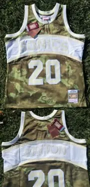 Authentic Mitchell & Ness Seattle SuperSonics Gary Payton Ghost Camo HWC Jersey