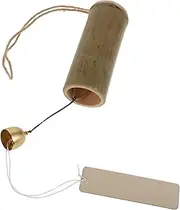 PHENOFICE Large Japanese Bamboo Wind Chimes Garden Decor for Patio and Balcony Handmade Bamboo