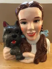 Dorothy And Toto Wizard Of Oz Cookie Jar Vintage Warner Brothers in Box