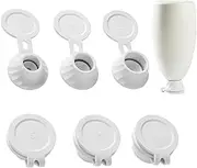 Inverted Bottle Cap | Leak Proof Inverted Bottle Caps, Bathroom Shower Gel Shampoo Bottle Caps, 6 Leak Proof Inverted Caps Bottles Empty Lids, Shower Gel Bottle Cap Cover Bottle Lid Replacement 3