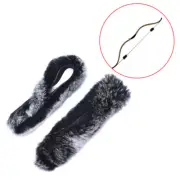 2xArchery Bow String Silencer Bowstring Rabbit Hair Dampener Recurve Bow Lo;;^