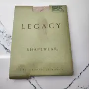 Legacy Legwear QVC Pantyhose Size E Shaper Up Body Shorts Coolmax Nude
