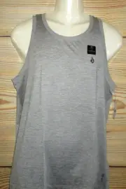 MENS VOLCOM STONE DRY PERFORMANCE ACTIVE GRAY UPF 50+ TANK TOP T-SHIRT SIZE XL