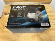 New Marathon Motors GEX07250 Electric 1/4 HP Fan Motor