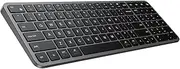 iClever BK20 Bluetooth Keyboard, Wireless Keyboard with Numeric Keypad, Multi-Device, USB-C Rechargeable, Stable Connection, Compact & Slim Keyboard for MacBook, Laptop, iPad, Tablet, Windows