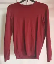 NWT Buffalo David Bitton Men's Crew Neck Pullover Sweater Red Size XL $60 Y118