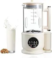 CIGAA Nut Milk Maker Machine with Noise-Insulating Cover, 1500ML Automatic Soy Milk Maker Machine, 8 in 1 Multi Functional Homemade Plant-Based Milk,Juice,Soy Milk Maker with Delay Start/Auto Clean