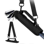 Golf Club Bag for Men Portable Mini Sunday Bag with Tee Holder for 5 Clubs Lightweight Carry Case