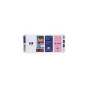 HP 81 Light Magenta Dye Printerhead&Cleaner (C4955A)
