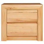 [Sleeping Giant] Bellambi Natural Messmate Bedside Table - 2 Drawer