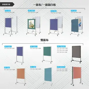 台灣製 屏風展示板(柱子)MY-720F-p 布告欄 展板 海報板 立式展板 展示架 指示牌 廣告板 標示板 學校 活動