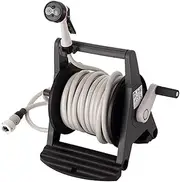 Garden Hose Cart Garden Hose Reel Cart Multi-Directional Garden Hose Reel, Water Pipe Storage Rack Reel, Garden Tool Accessories/B/20M