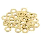 58Pcs Brass Flat Washer, M6 6 x 12 x 1mm Fenders Washers Assortment