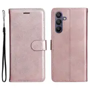 For Samsung Galaxy A16 Case Solid Color Leather Phone Cover Wallet Stand