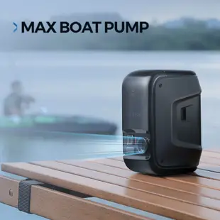 Flextail MAX-BOAT-PUMP 強勁氣壓12kPa 新型2合一迷你 魚尾打氣機 皮滑艇 SUP露營 充/抽