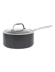 [Salt&Pepper] Re-Lite Saucepan with Glass Lid 2.7,L,20cm in Black