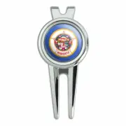 Minnesota State Flag Golf Divot Repair Tool and Ball Marker