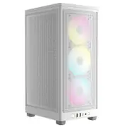 Corsair 2000D Rgb Airflow Mini-Itx Small-Form-Factor Case, White, Mesh Panels