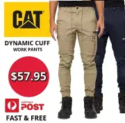 CAT Dynamic Cuff Pant - Men's Cotton Cargo Work Pants With Elastic waist SALE