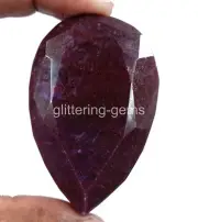 Red Ruby Natural Pear Cut Certified Loose Gemstone 687 Ct Opaque Gemstone 4NUJ