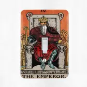 The Emperor Tarot Card Light Switch Cover Arcana Astrology Mysticism Stars