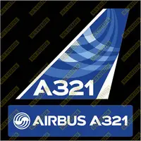 在飛比找蝦皮購物優惠-AIRBUS 空中巴士 A321 Logo 出廠塗裝 垂直尾