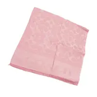 在飛比找momo購物網優惠-【COACH】品牌LOGO 圍巾/披巾(粉色)