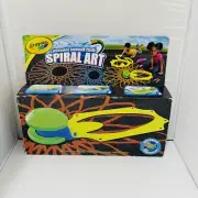 Crayola Washable Sidewalk Chalk Spiral Art Kit Orbiter 6 Stencils 4 Chalk Sealed
