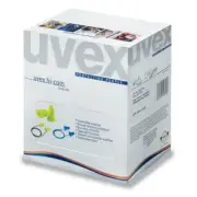 NEW Box - Uvex Hi-Com Fawn Disposable Uncorded Earplugs (200 Pairs | SLC80 16 dB