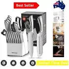 Knife Set,Kitchen Knife Set,Knife Block Set White